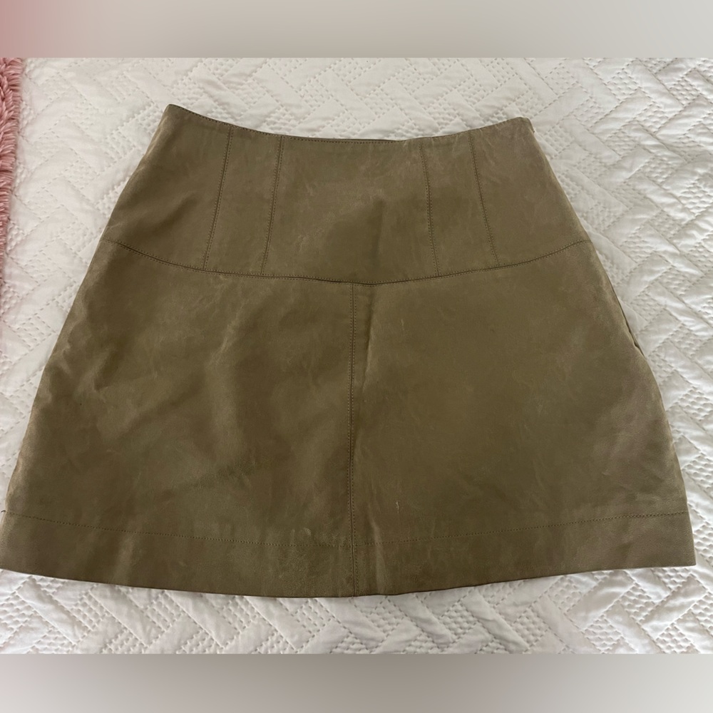 Free People Suede Skirt